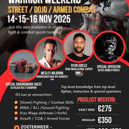 warrior weekend flyer November 2025